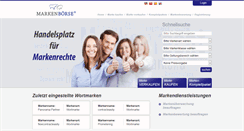 Desktop Screenshot of marken-boerse.com